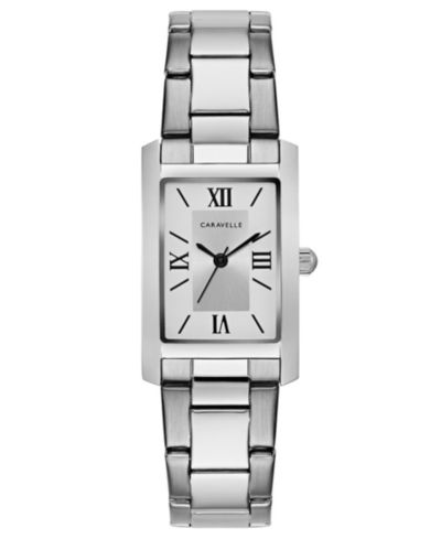 Caravelle Designed by Bulova  Women's Stainless Steel Bracelet Watch 21x33mm