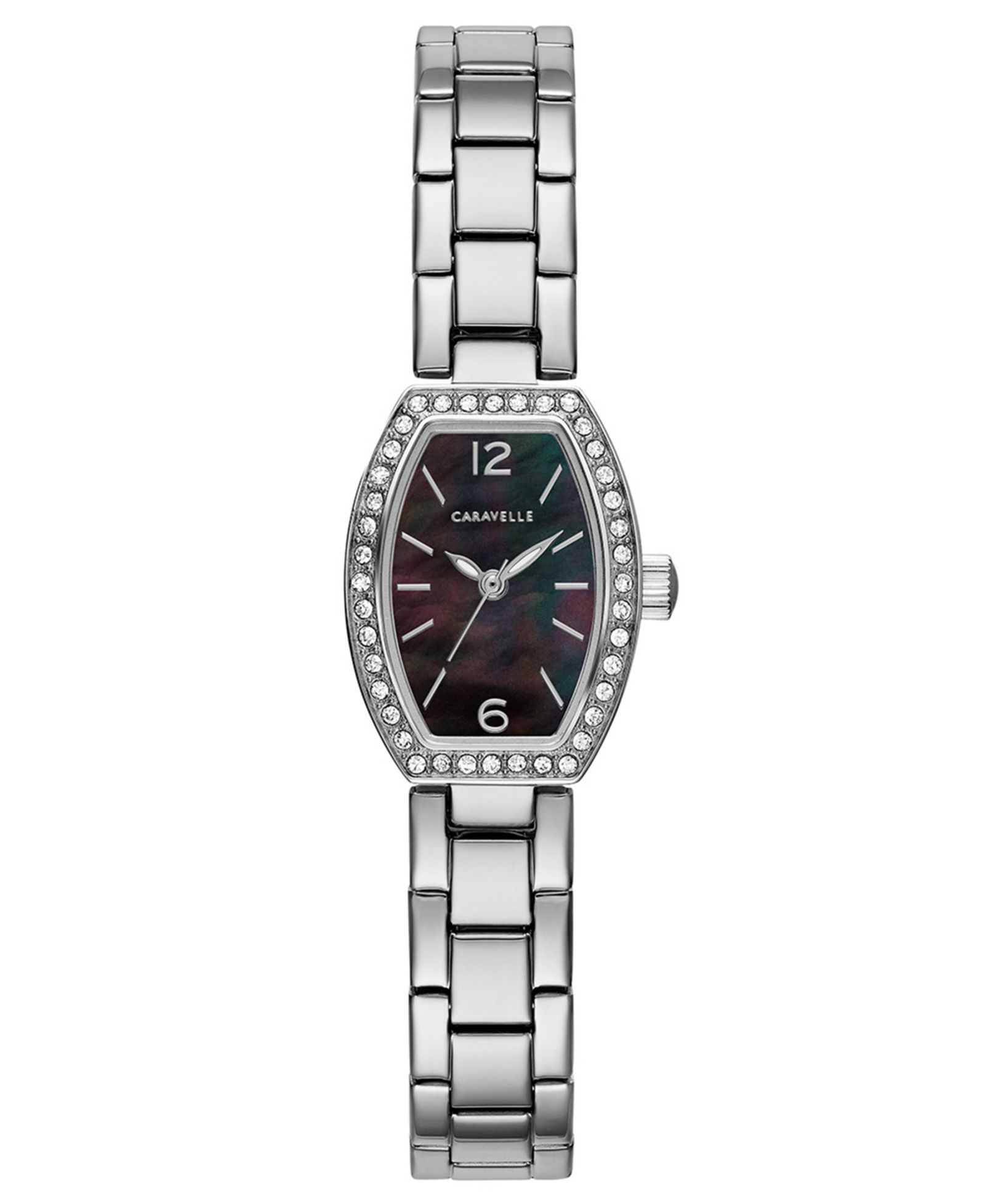 Женские наручные часы Caravelle Designed by Bulova из нержавеющей стали, 18x24mm