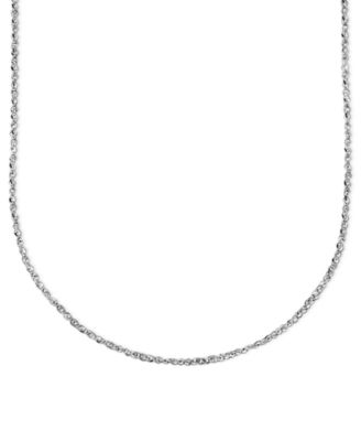 Золотая цепочка Italian Gold 14k White Gold 20" Perfectina (1-1/8mm)
