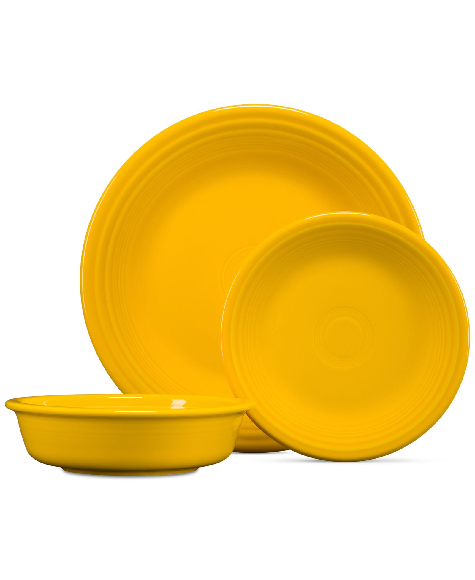 Fiesta Classic Rim 3-Piece Place Setting