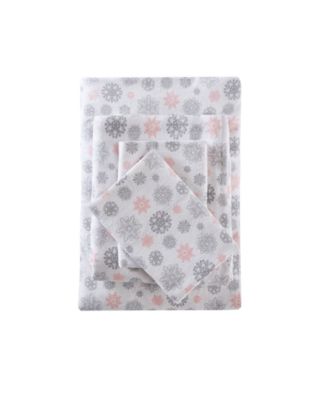 Madison Park Novelty Cotton Flannel 3-Piece Sheet Set, Twin XL