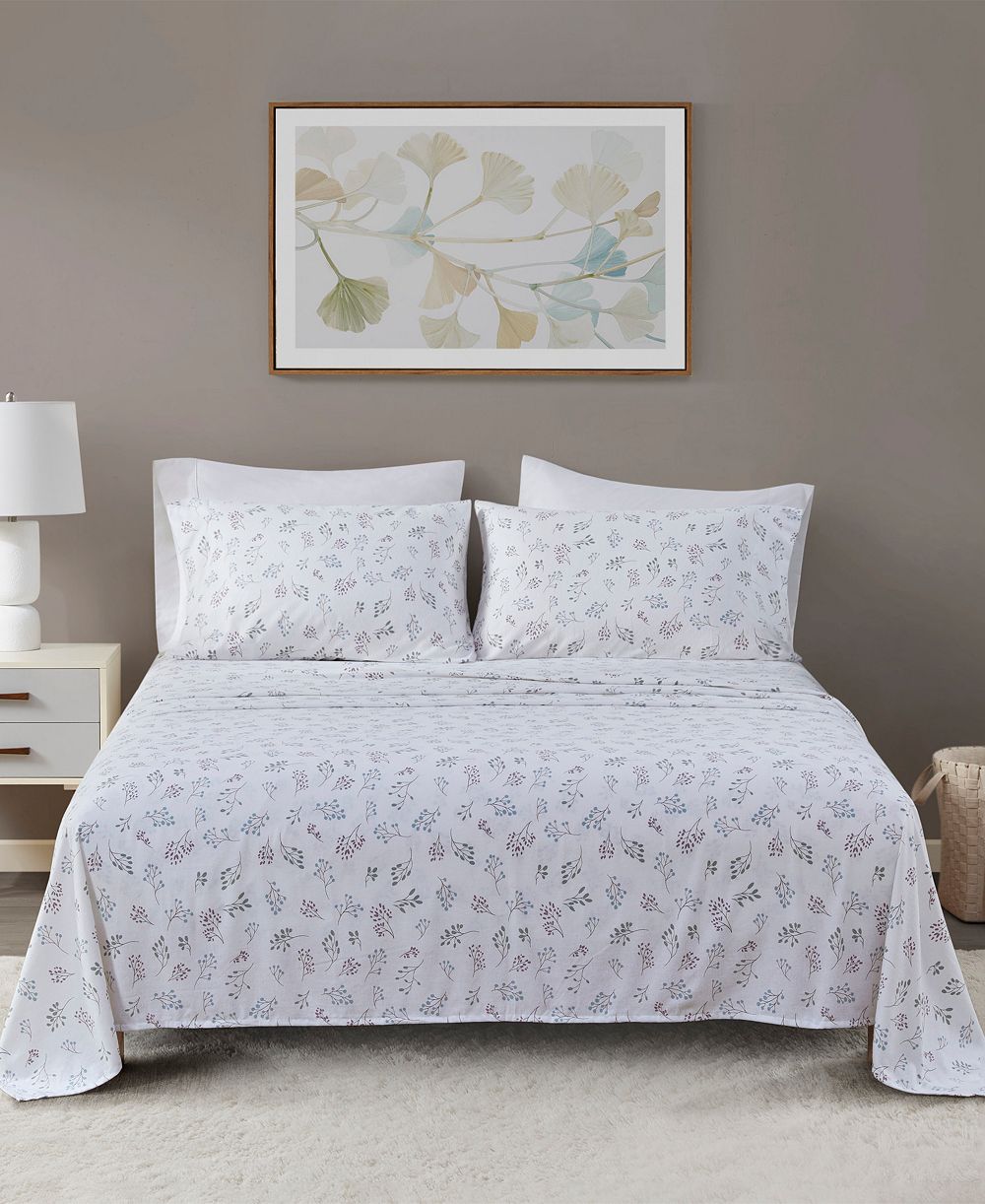 Комплект постельного белья Madison Park Novelty Printed Cotton Flannel 4-Pc. King