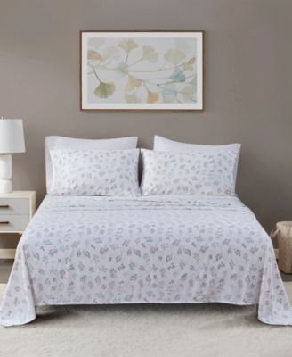 Madison Park Novelty Printed Cotton Flannel 4-Pc. Sheet Set, King