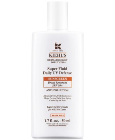 Дневной солнцезащитный флюид Kiehl's Since 1851 Dermatologist Solutions Super Fluid UV Defense, 1.7 oz.