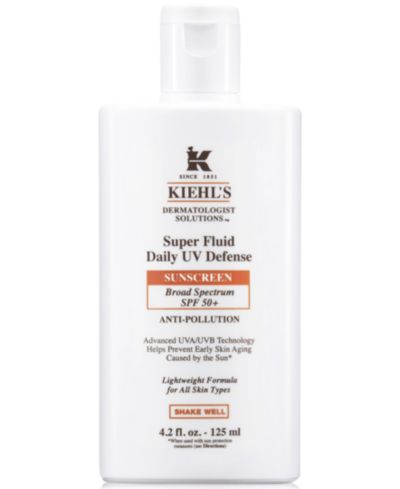 Дневной солнцезащитный флюид Kiehl's Since 1851 Dermatologist Solutions Super Fluid UV Defense, 4.2 oz.