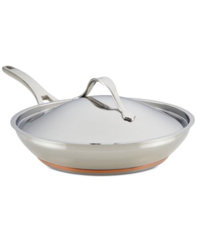 Французская сковорода Anolon Nouvelle Copper Stainless Steel 12"