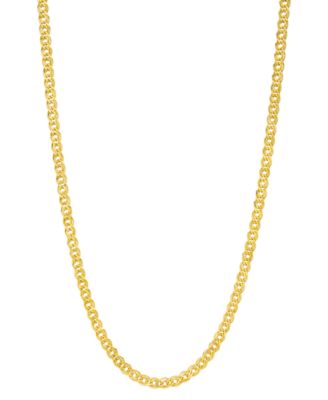 18" Nonna Link Chain Collar Necklace (2-9/10mm) в 14k Gold