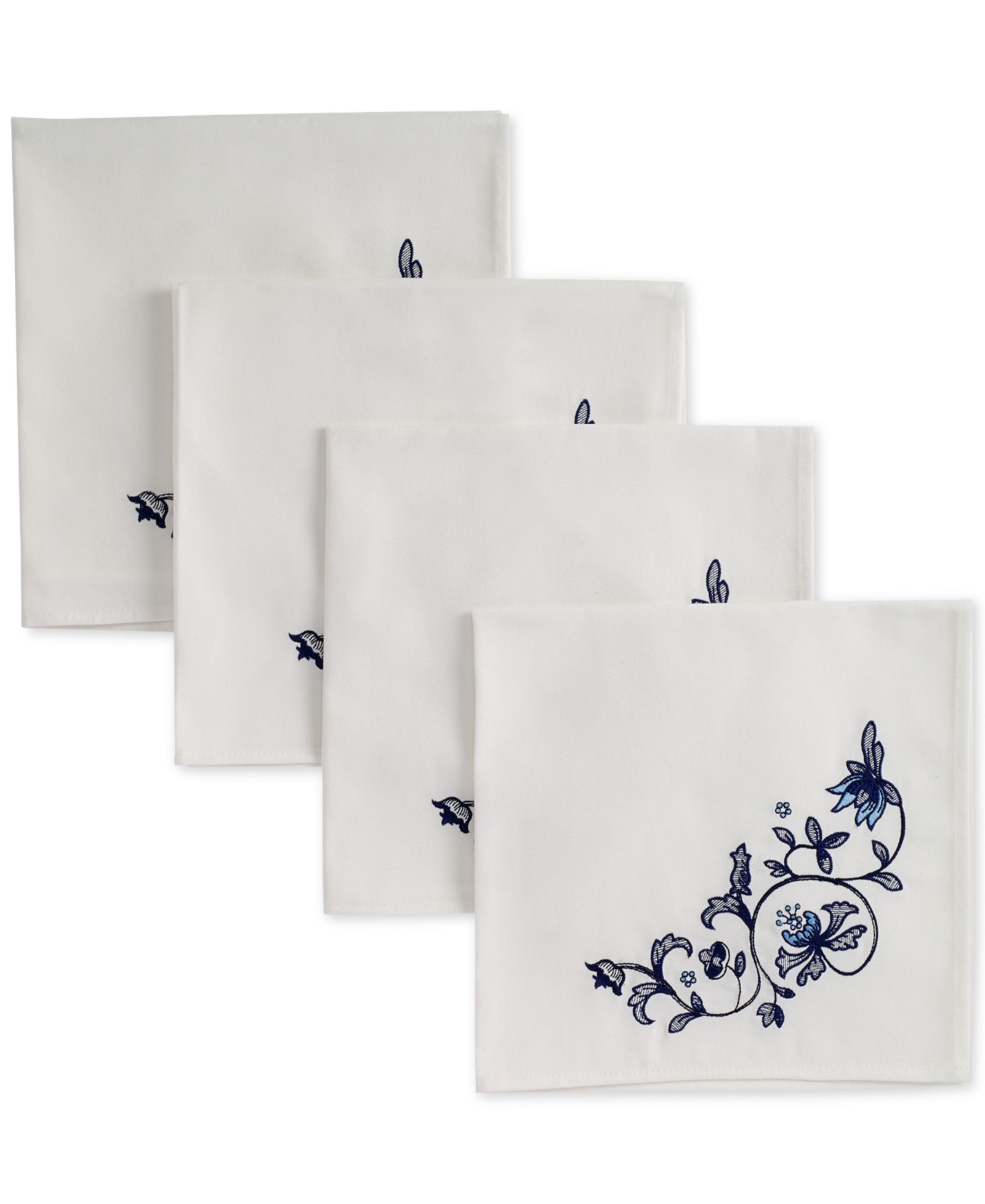 Portmeirion Blue Portofino 4-Pc. Napkin Set