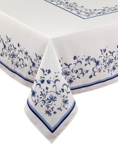 Portmeirion Blue Portofino 60" x 120" Tablecloth