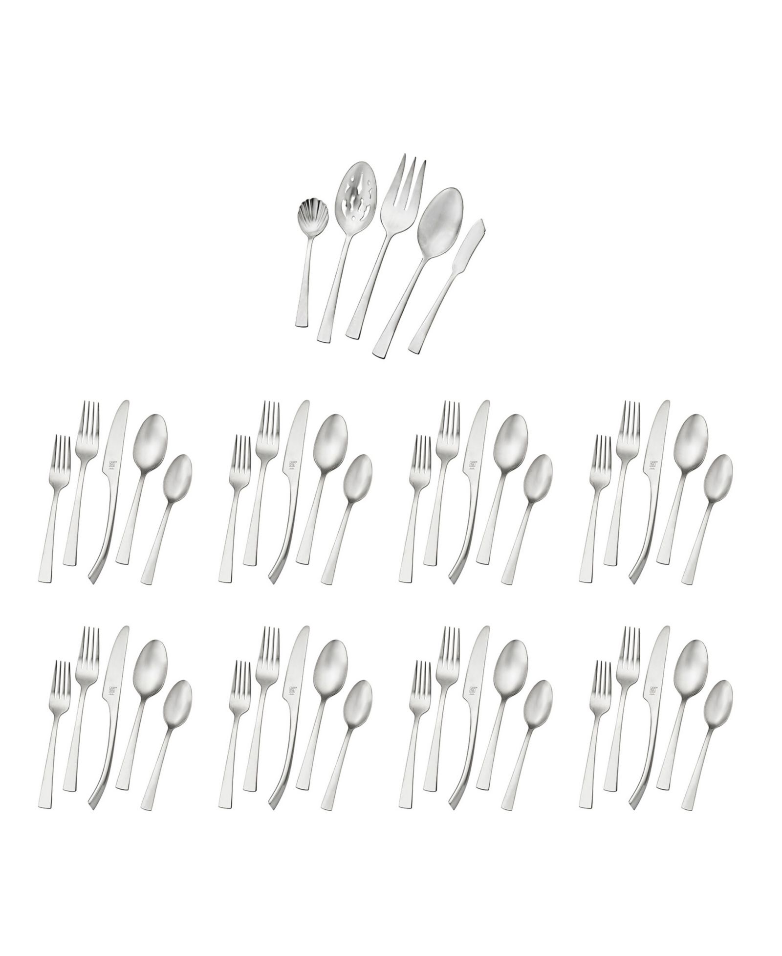 ZWILLING Bellasera Satin 18/10 Нержавеющая сталь, набор столовых приборов 45 шт, на 8 персон