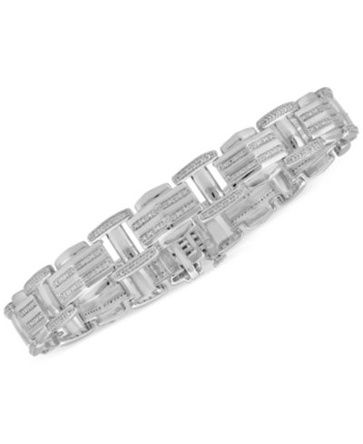 Мужской браслет Diamond в Sterling Silver (1/2 ct. t.w.)