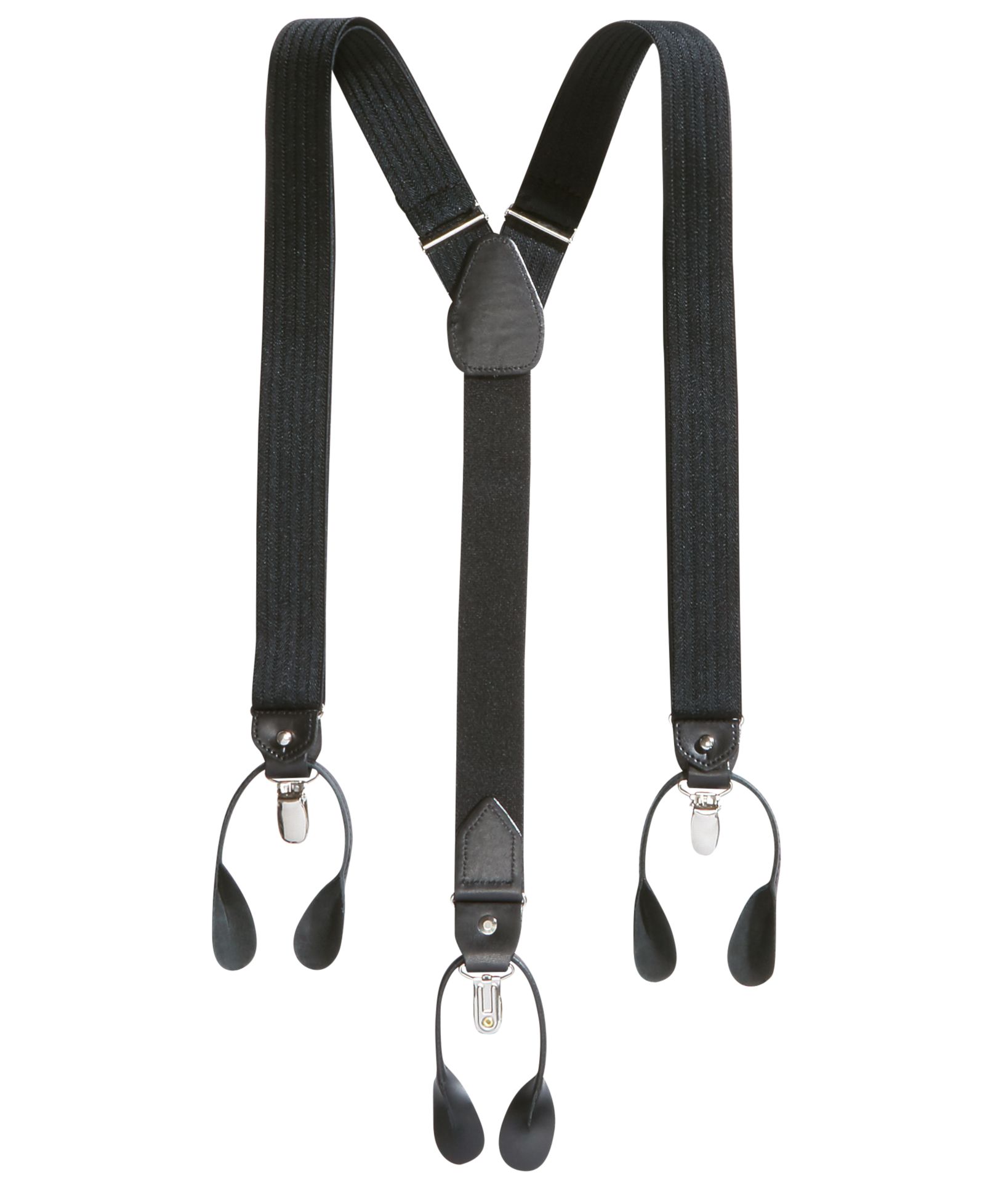 32MM Men's Herringbone Convertible Suspenders