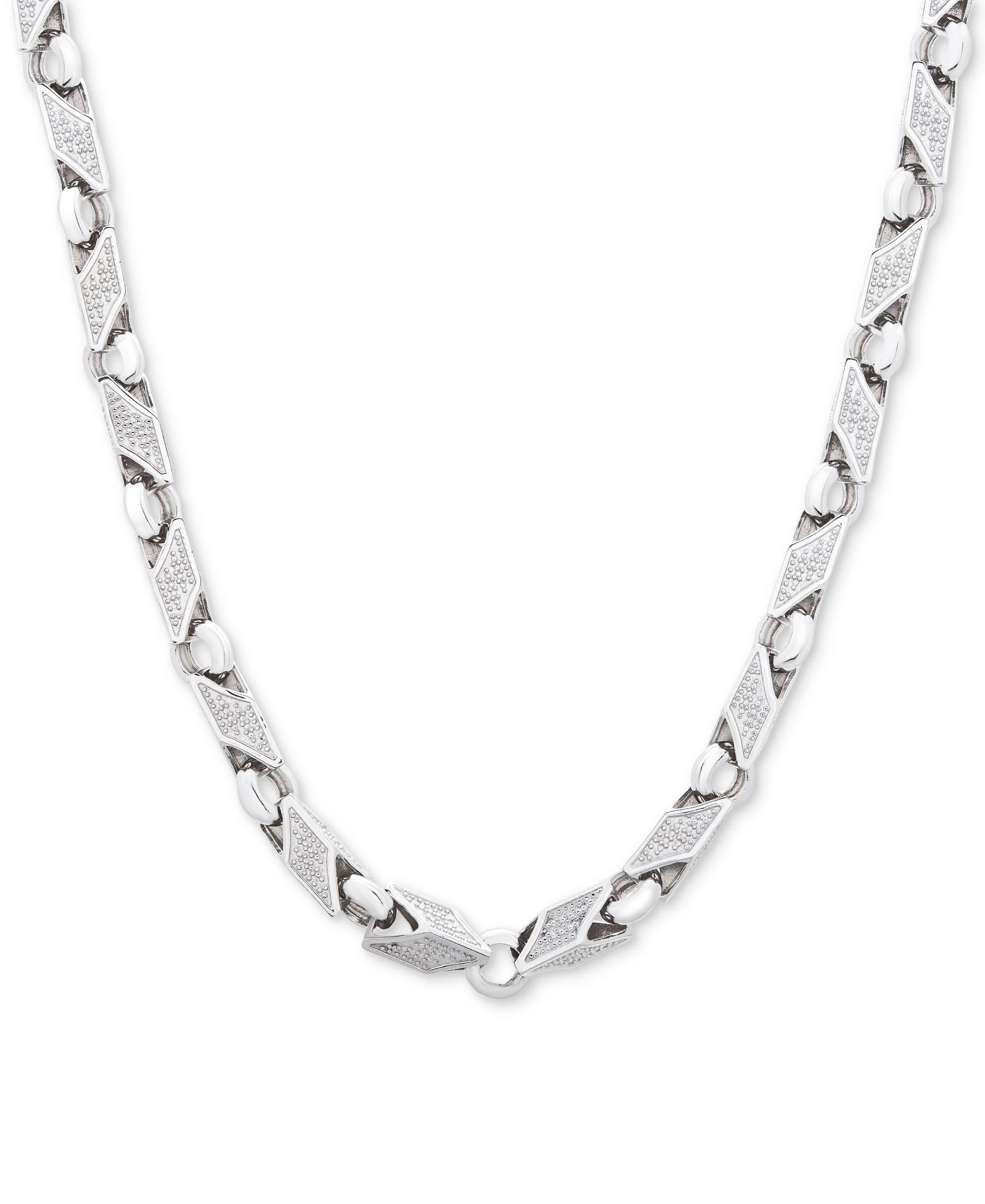 Men's 24" Link Chain in Sterling Silver
