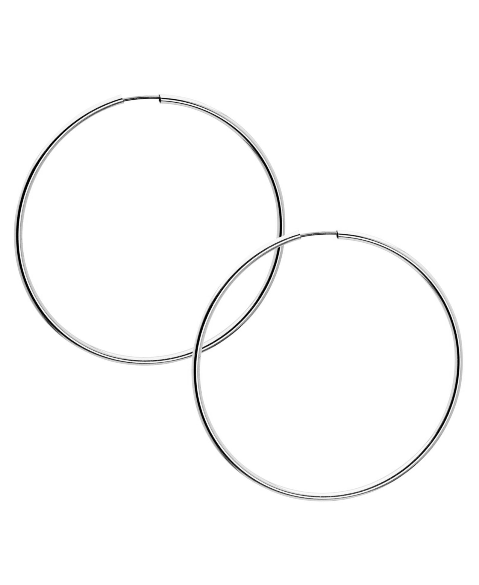 GUESS 1 1/2" Large Endless Hoop Earrings