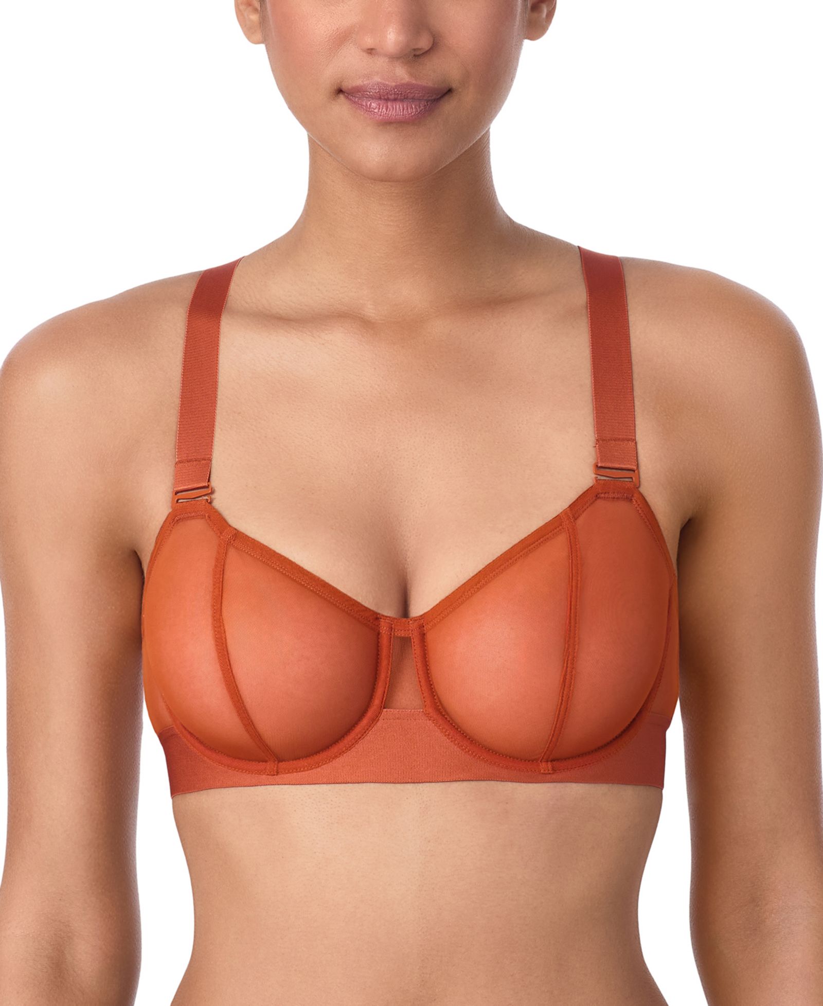 DKNY Women's Sheers Strapless Mesh Bra DK4939