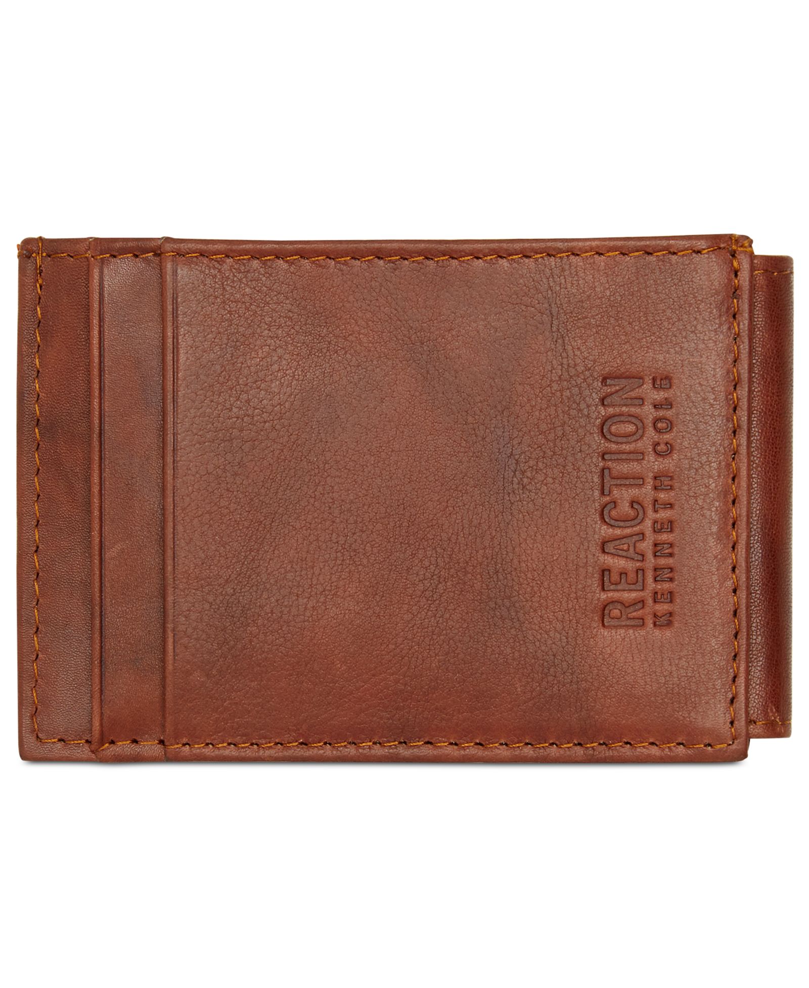 Kenneth Cole Reaction Мужской Crunch Magnetic Front-Pocket Leather Wallet