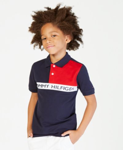 Поло рубашка Tommy Hilfiger Big Boys с логотипом