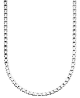 Цепочка Giani Bernini, стерлинговое серебро, 24" Box Chain