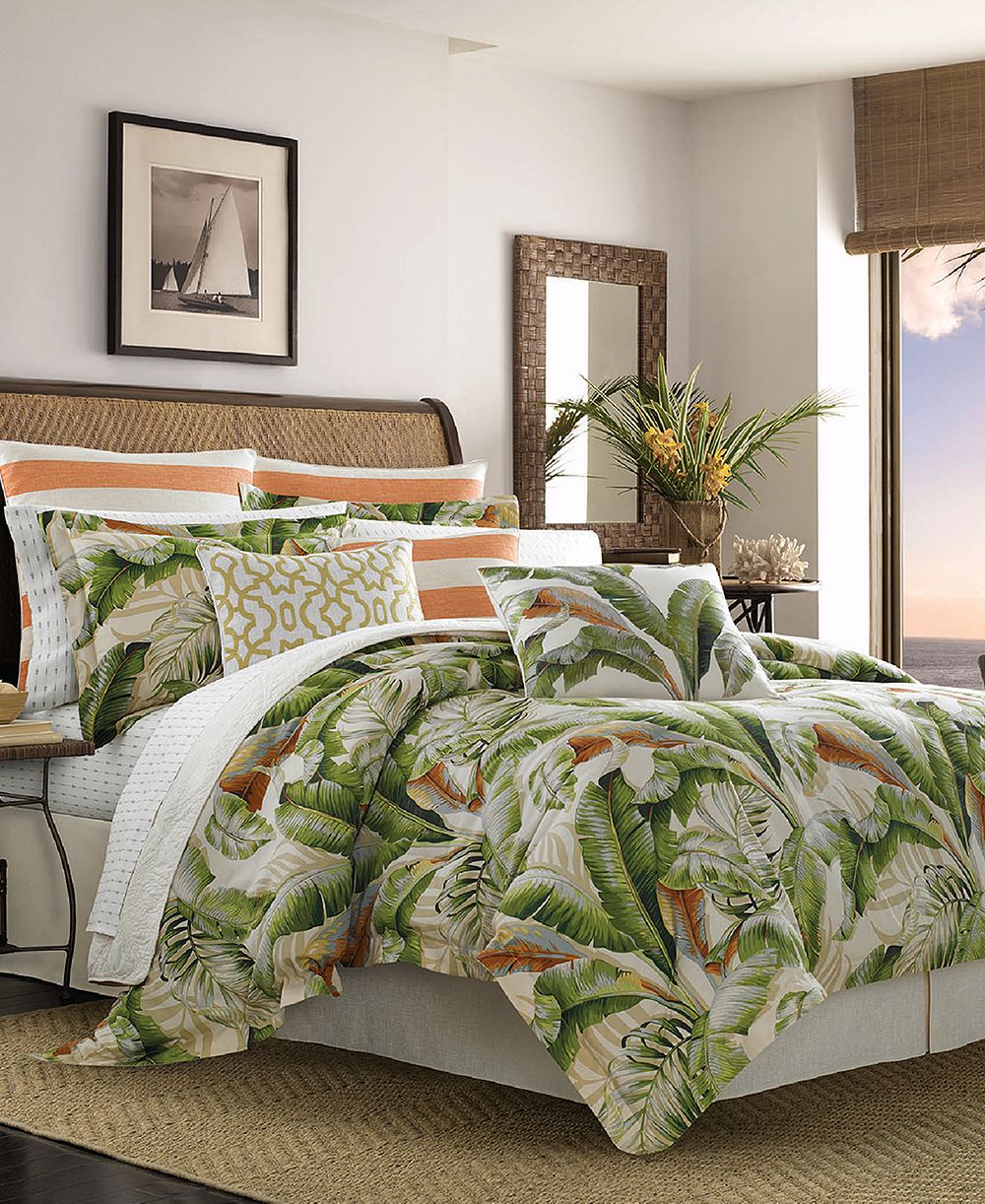 Tommy Bahama Home Palmiers 3-Pc. Duvet Cover Set, King