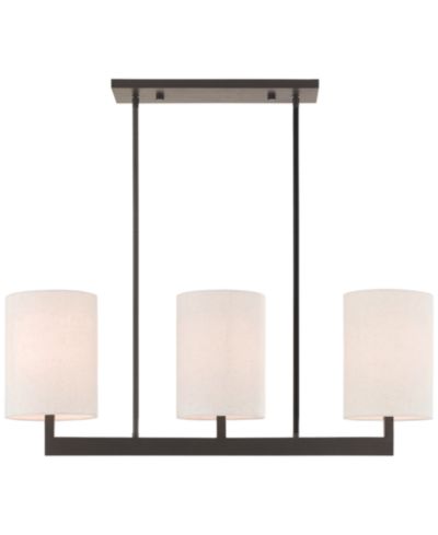 Livex Hayworth 3-Light Linear Chandelier