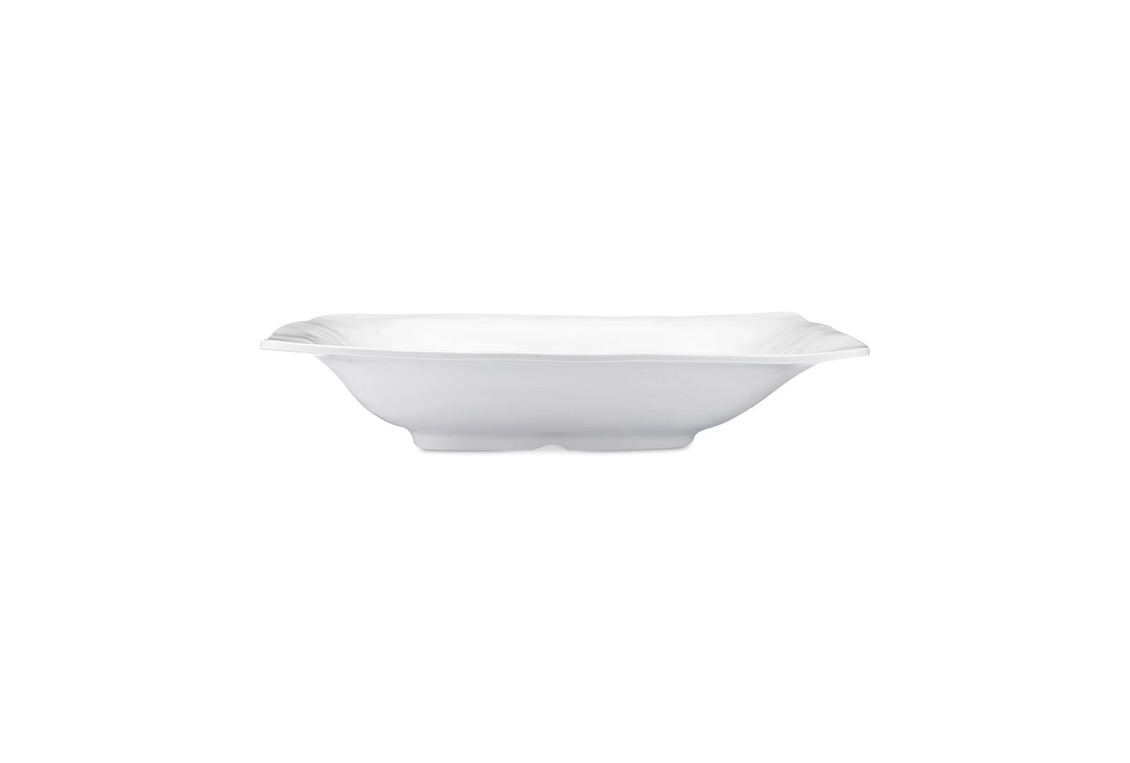 Q Squared Ruffle Melamine Rectangular Serving Bowl