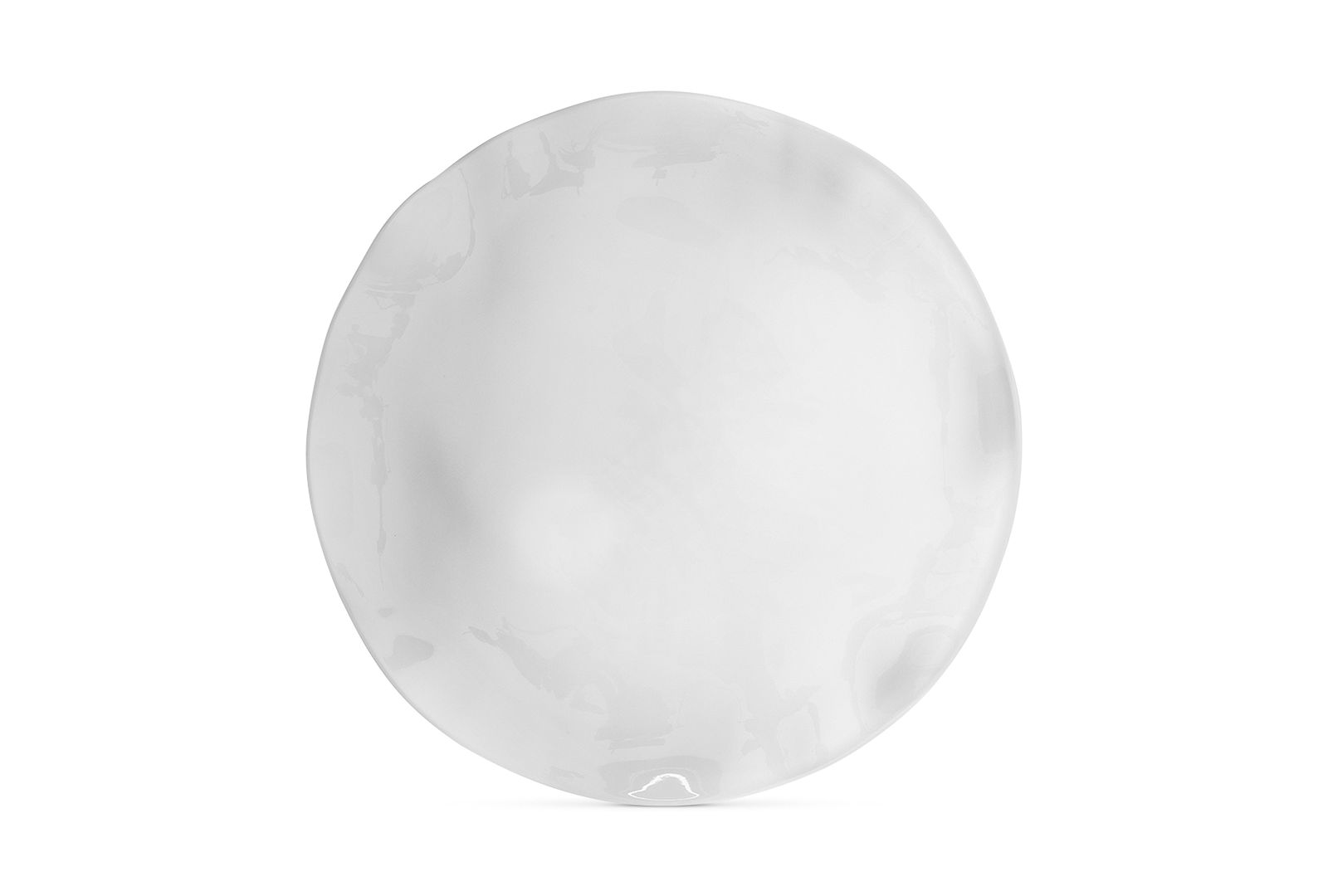 Q Squared Ruffle Melamine Round Platter