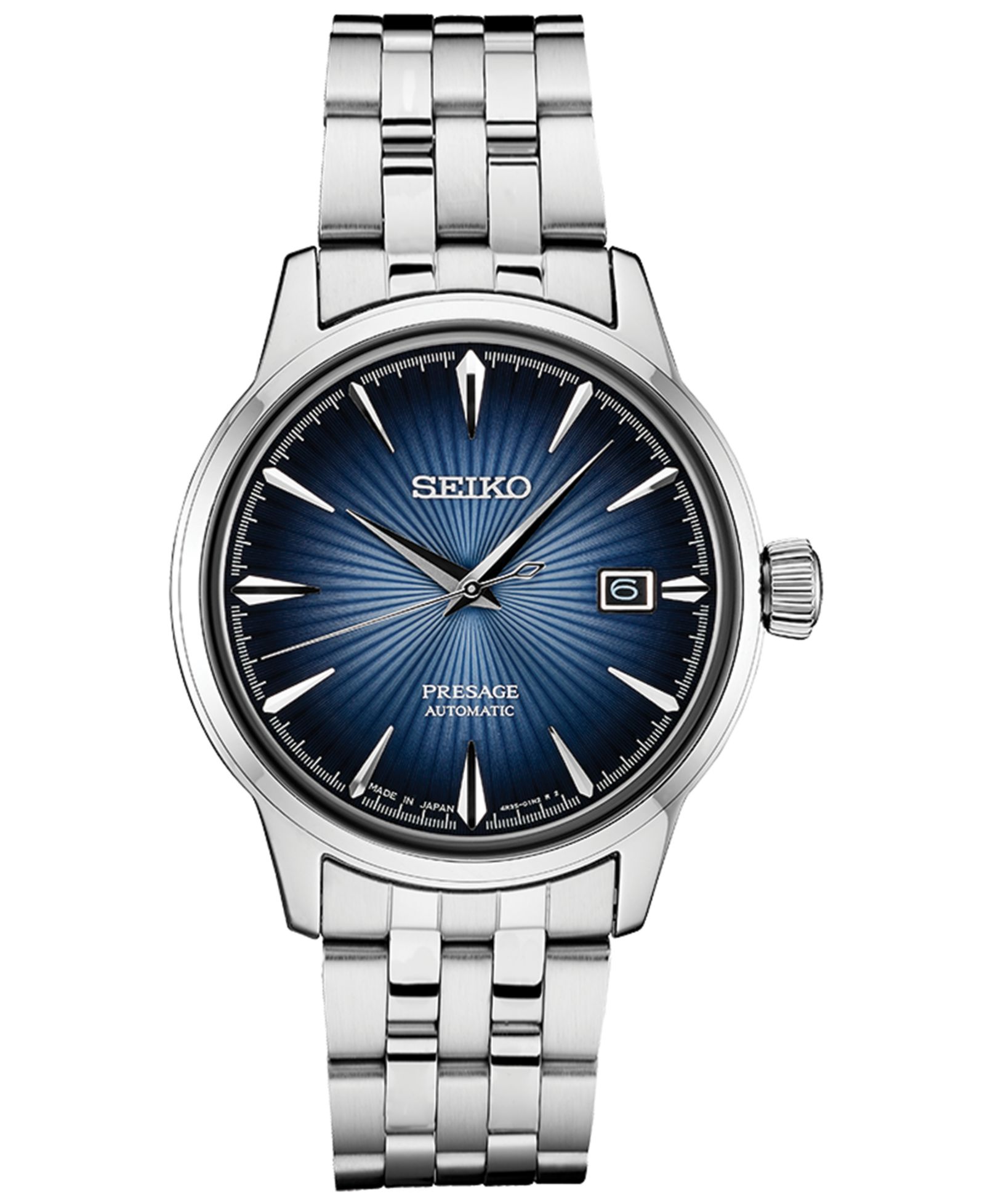 Мужские автоматические часы Seiko Presage с браслетом из нержавеющей стали, 40,5 мм