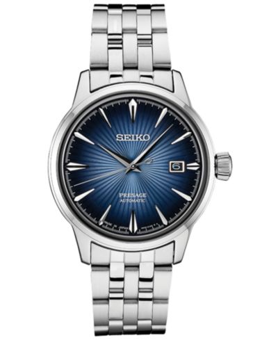 Мужские автоматические часы Seiko Presage с браслетом из нержавеющей стали, 40,5 мм