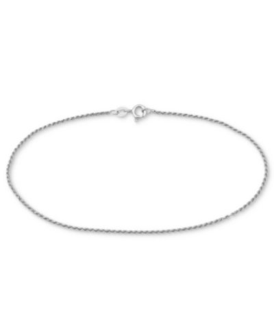 Браслет Giani Bernini Twist Rope Ankle в 18k Gold-Plated Sterling Silver