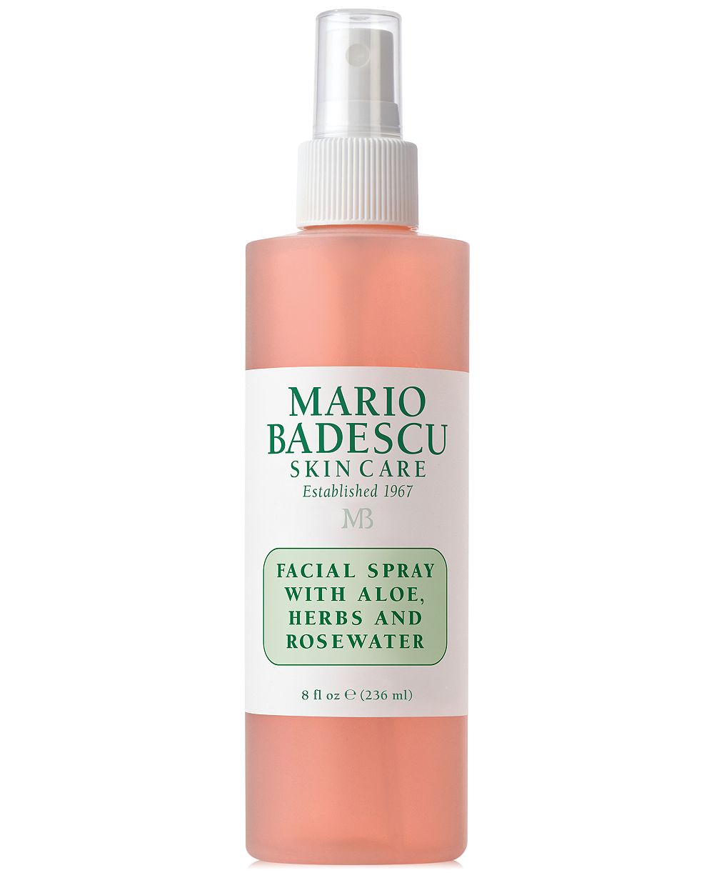 Mario Badescu спрей для лица с алоэ, травами и розовой водой, 8-oz.