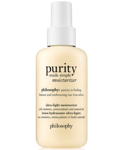 philosophy Purity Made Simple Ultra-Light Moisturizer, 4.7 oz.