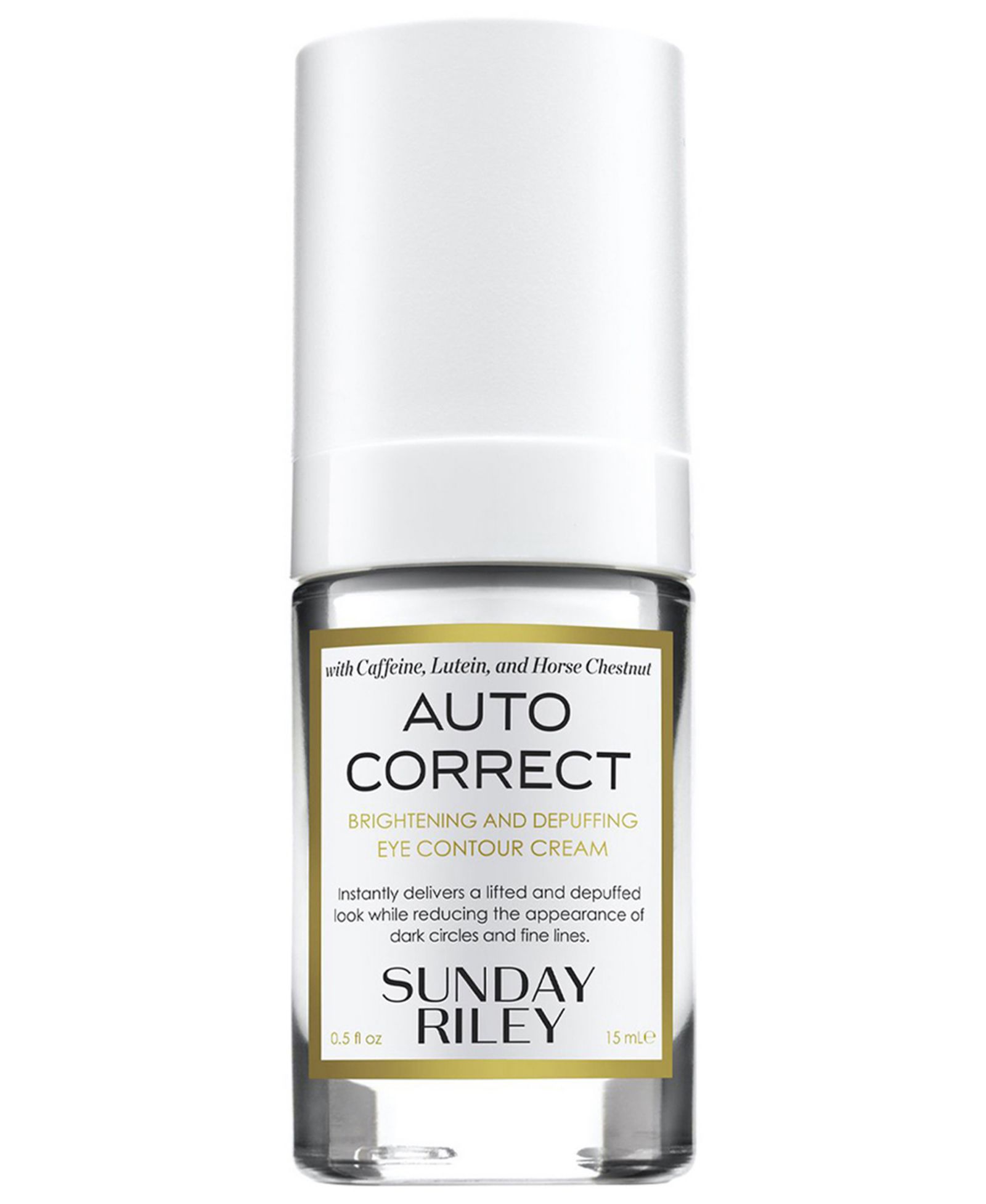Sunday Riley Auto Correct Brightening & Depuffing Eye Contour Cream, 0.5 fl. oz.