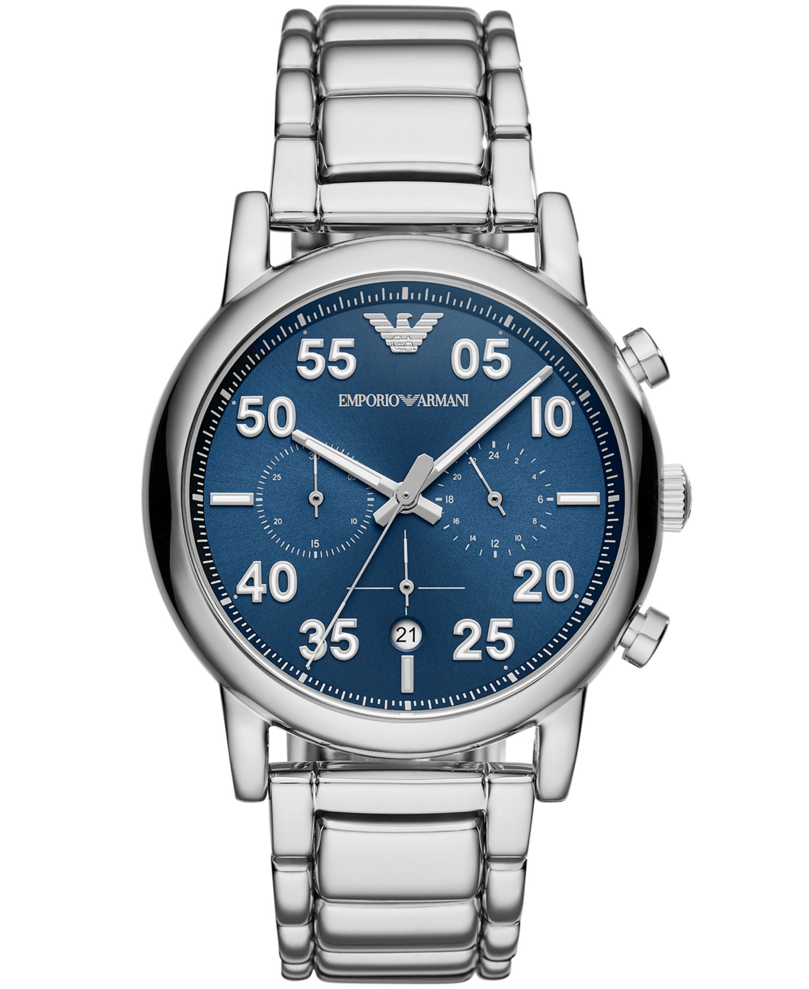 Emporio Armani Мужские часы Chronograph из нержавеющей стали с браслетом, 43mm