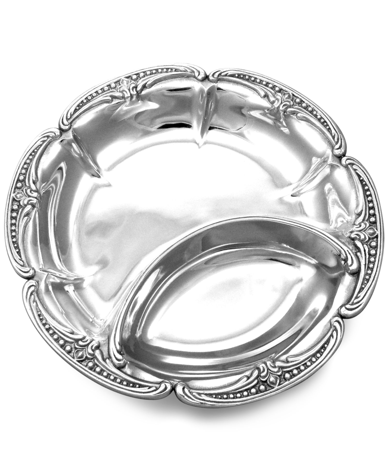 Сервировочное блюдо Wilton Armetale Belle Mont Chip & Dip