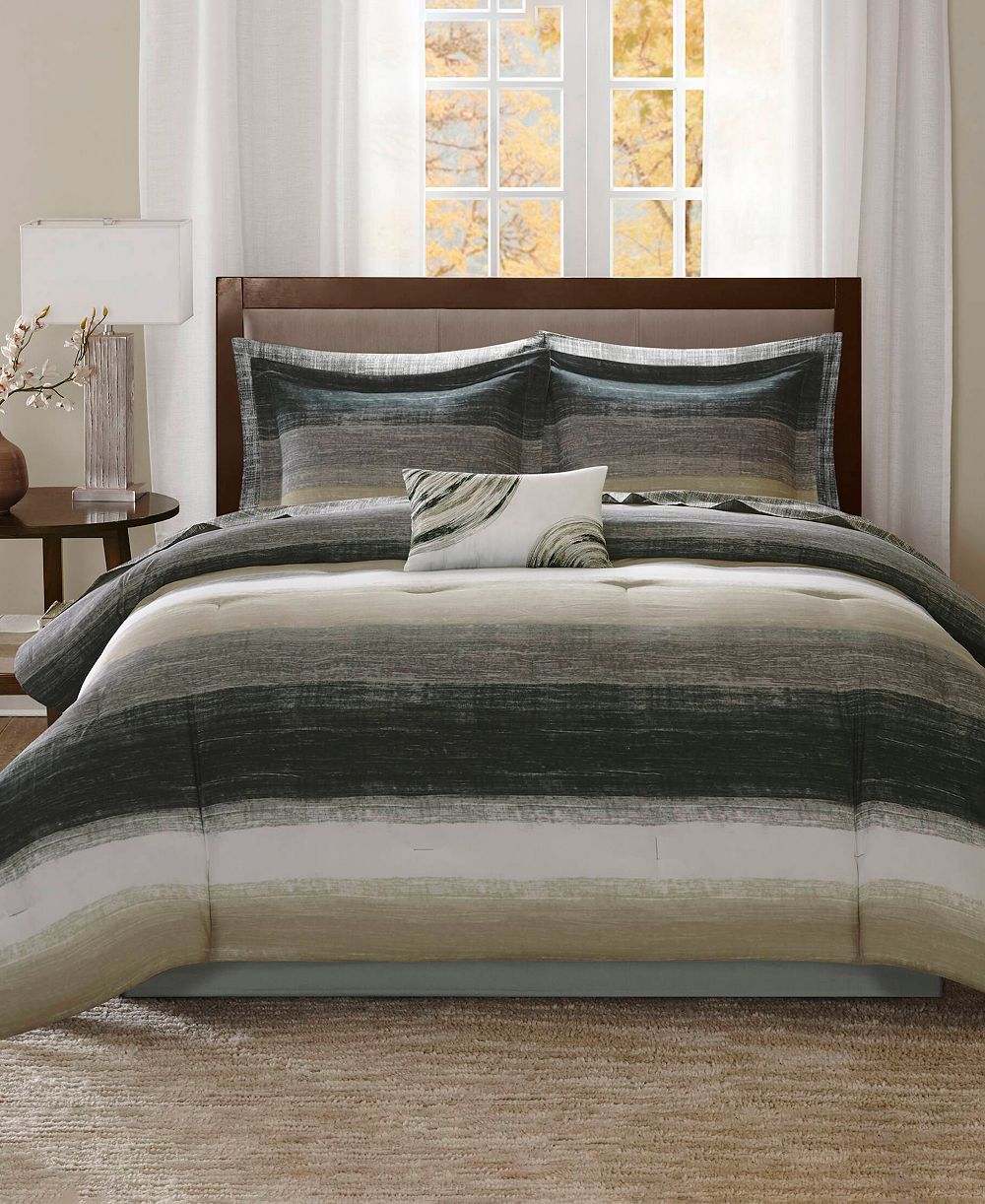 Madison Park Essentials Saben комплект постельного белья 9-Pc.Comforter Set, Full