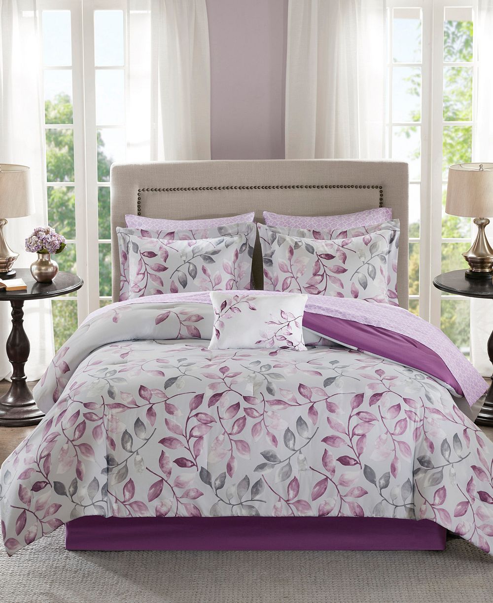 Madison Park Essentials Lafael 9-Pc. Comforter Set, Full