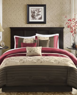 Madison Park Serene 7-Pc. Comforter Set, Queen