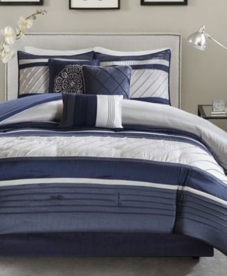 Madison Park Blaire комплект постельного белья Faux-Silk 7 шт, California King