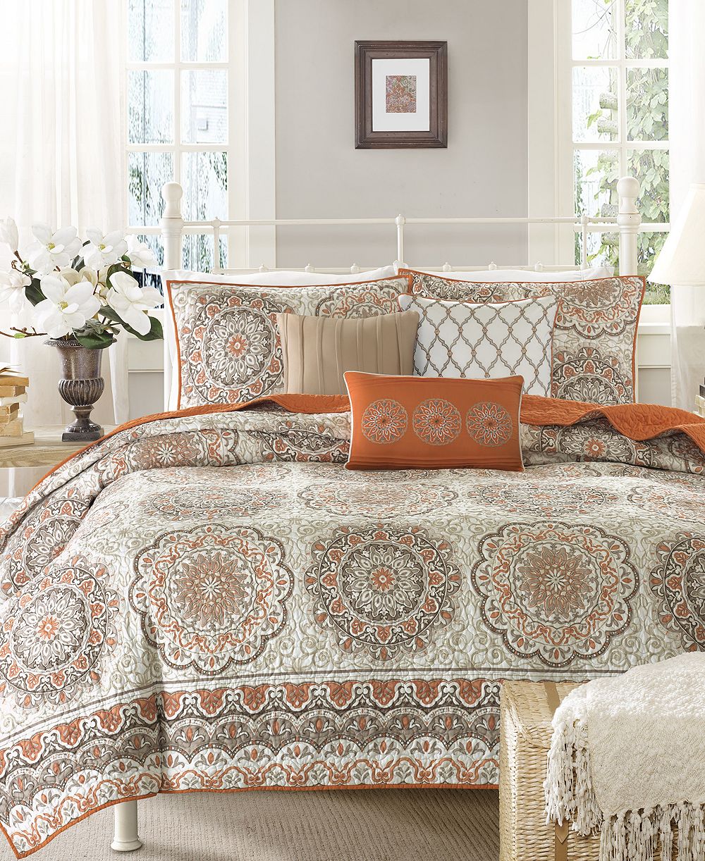 Madison Park Tangiers 6-Pc. Quilt Set, Full/Queen