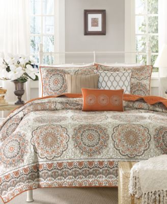 Madison Park Tangiers 6-Pc. Quilt Set, Full/Queen