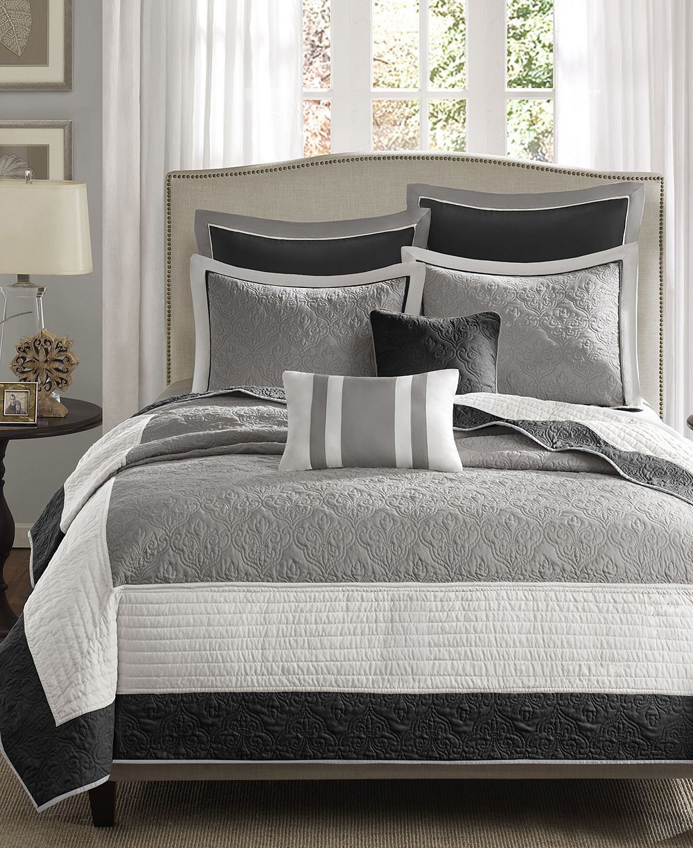 Madison Park Attingham Reversible 7-Pc. Quilt Set, Full/Queen
