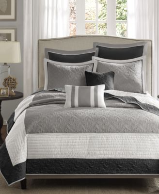 Madison Park Attingham Reversible 7-Pc. Quilt Set, Full/Queen