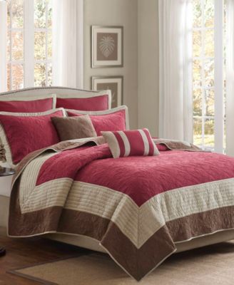 Madison Park Attingham Reversible 7-Pc. Quilt Set, King/California King