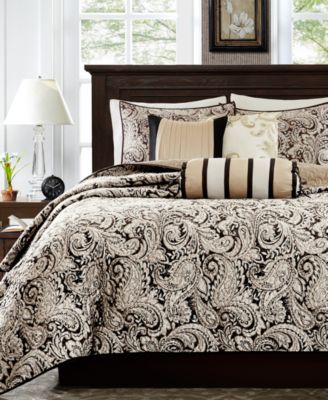 Madison Park Adeline Paisley 6-Pc. Quilt Set, Full/Queen