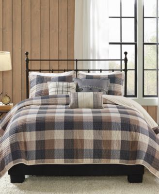Комплект покрывал Madison Park Ridge Herringbone 6-Pc. Full/Queen