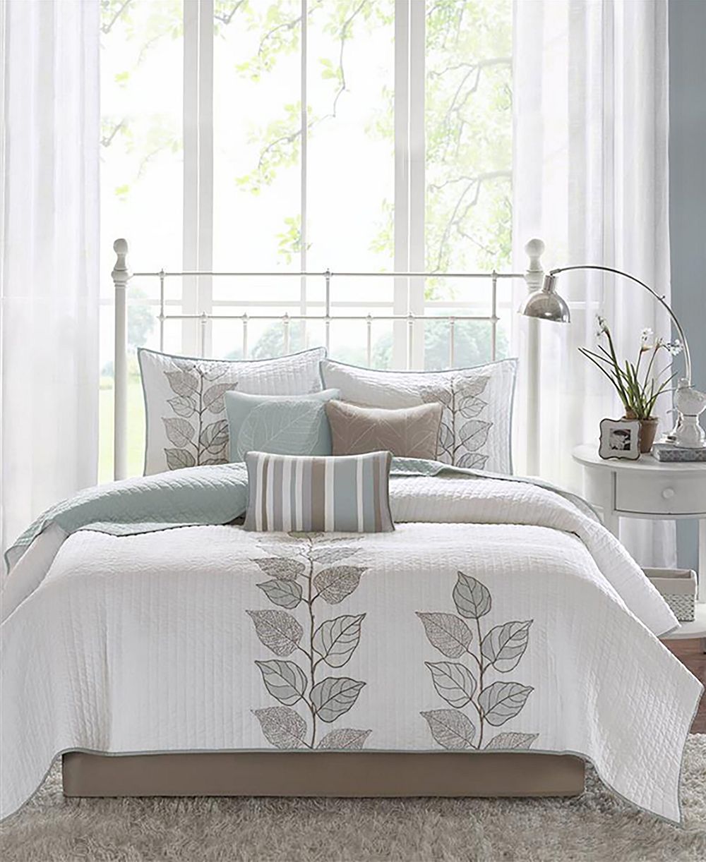 Madison Park Caelie Quilted 6-Pc. Quilt Set, King