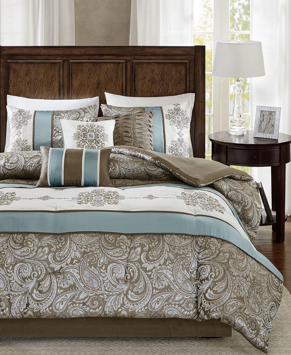 Комплект постельного белья Madison Park Caroline, 7-Pc. Comforter Set, King