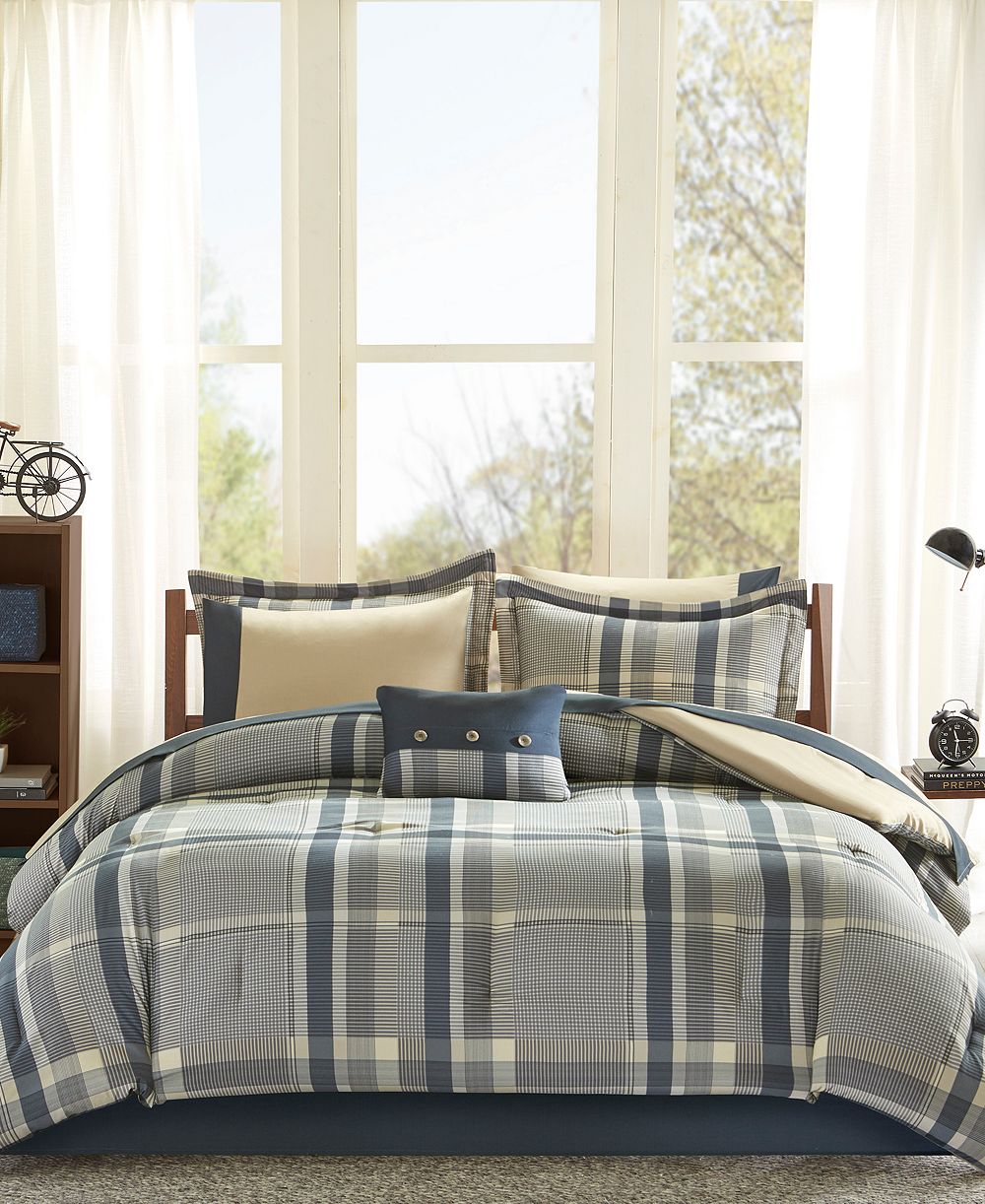 Intelligent Design Комплект из 9 предметов Comforter Set Queen