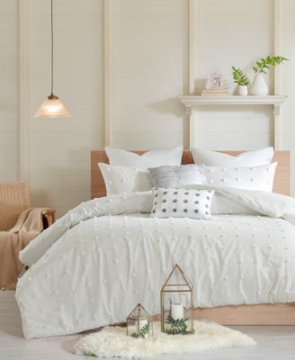 Intelligent Design Brooklyn Jacquard Cotton 5-Pc. Duvet Cover Set, Twin/Twin XL