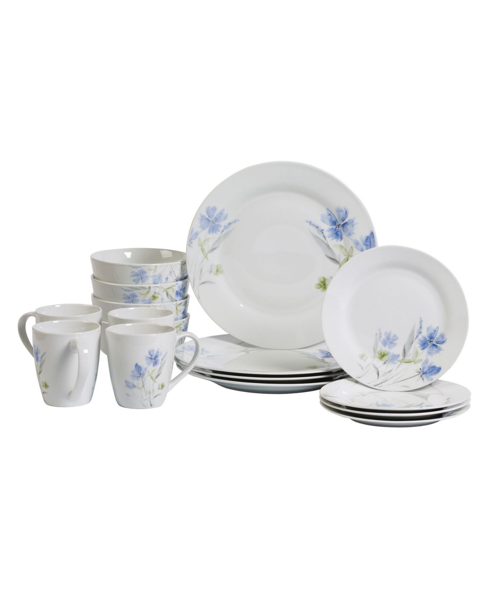 Tabletops Unlimited Wildflower 16 Pc. Dinnerware Set, Service for 4